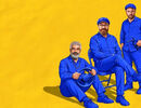 سروش صحت و رضا عطاران با تاکسی می‌آیند