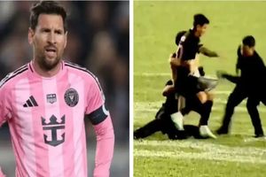 لیونل مسی کتک خورد، بازی بهم ریخت