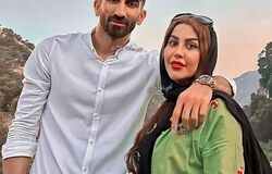 زن علیرضا بیرانوند تغییر چهره داد/ ویدئو