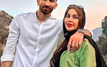 زن علیرضا بیرانوند تغییر چهره داد/ ویدئو