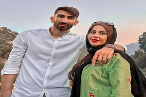 زن علیرضا بیرانوند تغییر چهره داد/ ویدئو