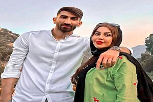 زن علیرضا بیرانوند تغییر چهره داد/ ویدئو