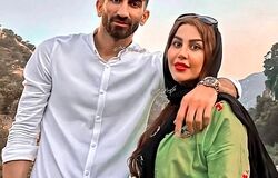 زن علیرضا بیرانوند تغییر چهره داد/ ویدئو