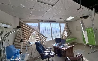 حمله موشکی اسرائیل به بیمارستان سرپل‌ذهاب