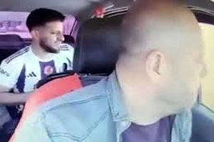 لحظه خلع سلاح خلافکار فراری توسط راننده تاکسی/ ویدئو