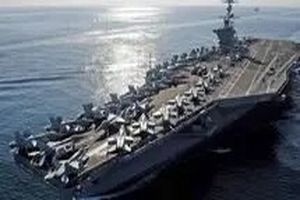  آخرین موقعیت ناو جرالد فورد آمریکا که در راه خاورمیانه است!/ عکس