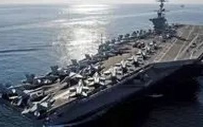  آخرین موقعیت ناو جرالد فورد آمریکا که در راه خاورمیانه است!/ عکس