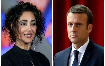قول مکرون به همسرش درباره گلشیفته فراهانی