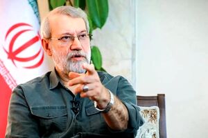 کاپشن لاریجانی ترند شد!/ عکس