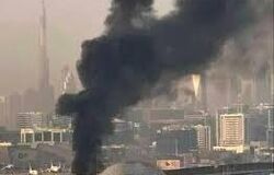تصویری آخرالزمانی از دبی پس از حملات ایران