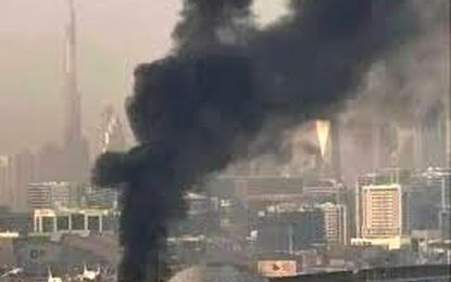 تصویری آخرالزمانی از دبی پس از حملات ایران