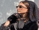 بهنوش طباطبایی در حال تمرین تیراندازی بر روی اسب