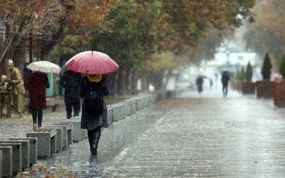 رگبار باران در ۱۰ استان