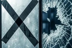 آیا چسب زدن روی شیشه در زمان انفجار واقعا مؤثر است؟