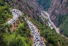 هشدار به مسافران؛ ترافیک سنگین در این جاده شمالی