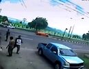 فیلم لحظه جدا شدن روح از بدن یک زن در تصادف رانندگی