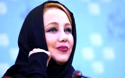 بهنوش بختیاری در دسته عزاداری/ عکس