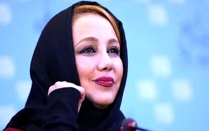 بهنوش بختیاری در دسته عزاداری/ عکس