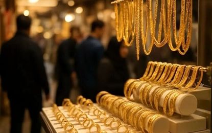 طلا سکته کرد